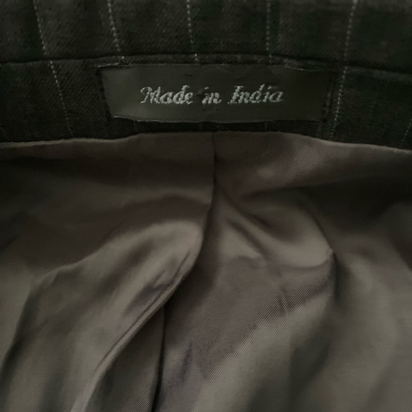 Ralph Lauren Pinstripe Wool Blazer Jacket 43L - Picture 11 of 15